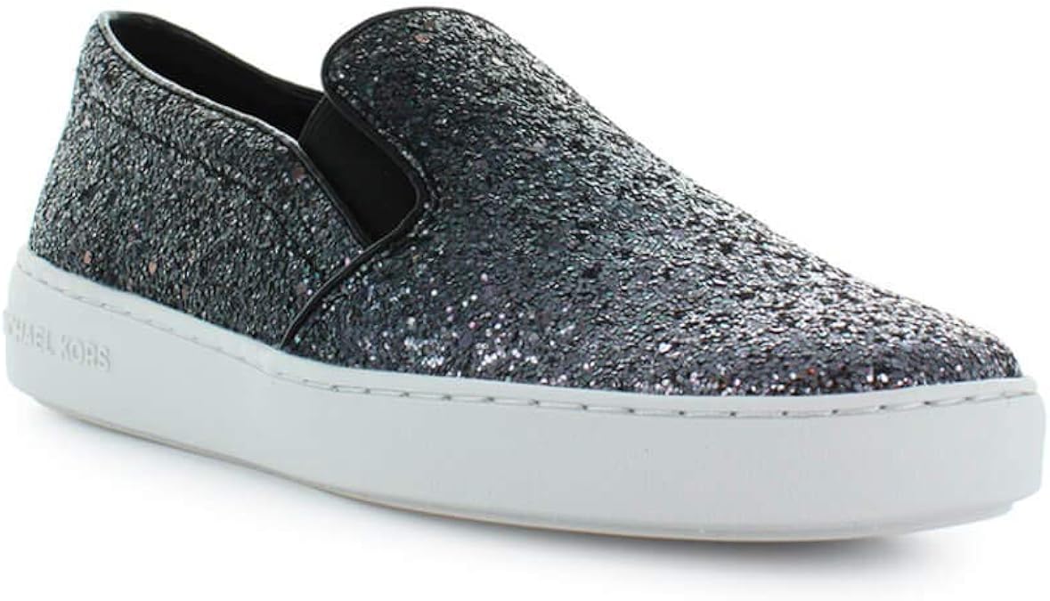 michael kors keaton glitter slip on