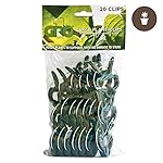 Gro1 20 Pack Large Plant Clips Reusable Spring - Loaded Clips