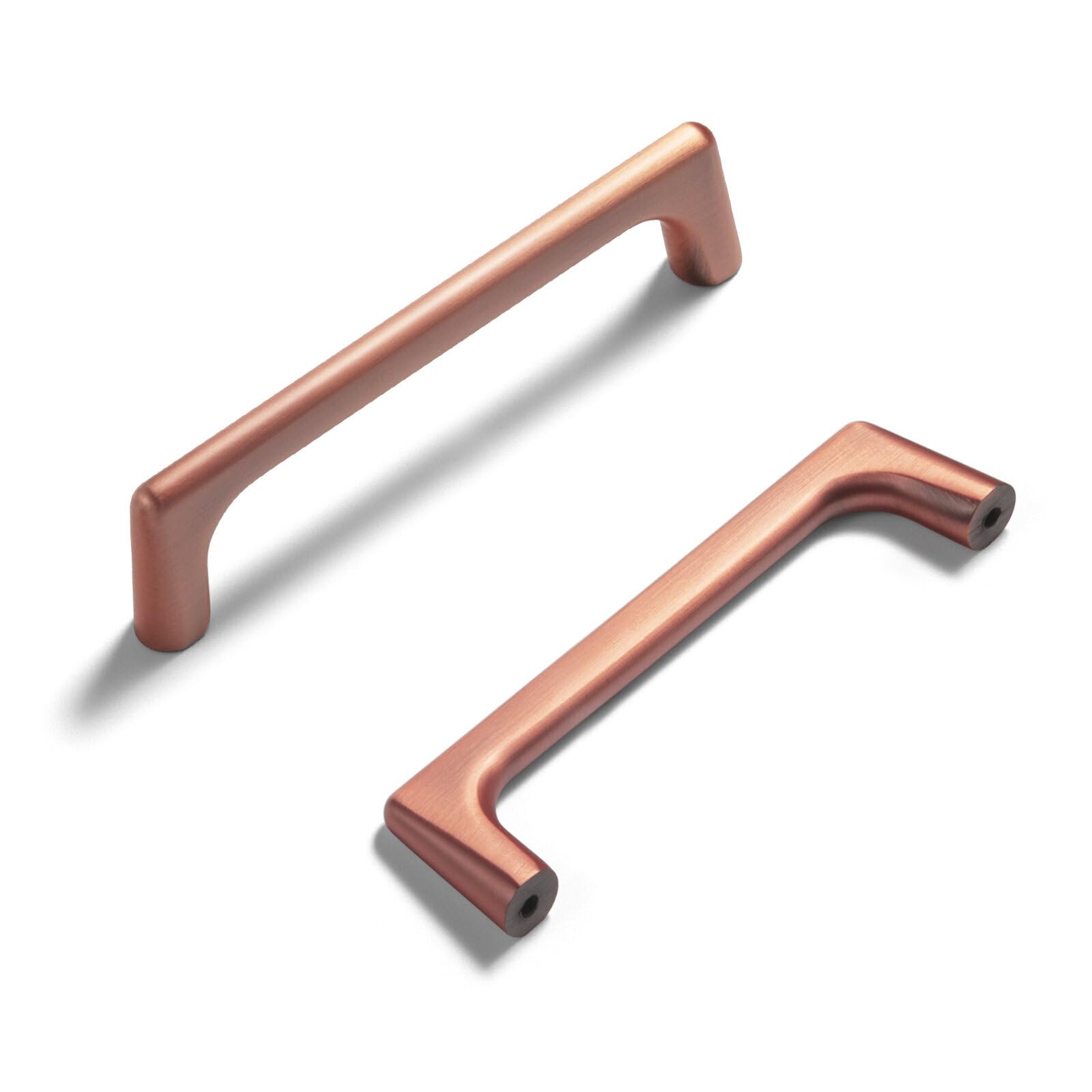 Goo-Ki Brushed Copper Cabinet Pulls with 4''Hole