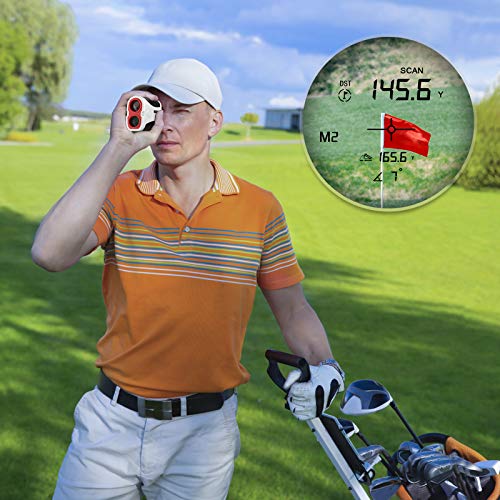 Bozily Golf Rangefinder,Hunting Rangefinder 6X Laser Range Finder 1000