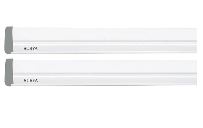 Surya 18-Watt Sleek LED Batten (Pack of 2, White)