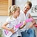 Electric Guitar,Sanmersen 4 Strings Music Kids Electric Guitar Children Musical Instruments Educational Toy for Toddler (Pink)
