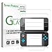 amFilm Nintendo 2DS XL Glass Screen Protector, [2 Glass Top, 2 Glass Bottom] Screen Protectors for New Nintendo 2DS XL 2017 (4 Protectors in Package)