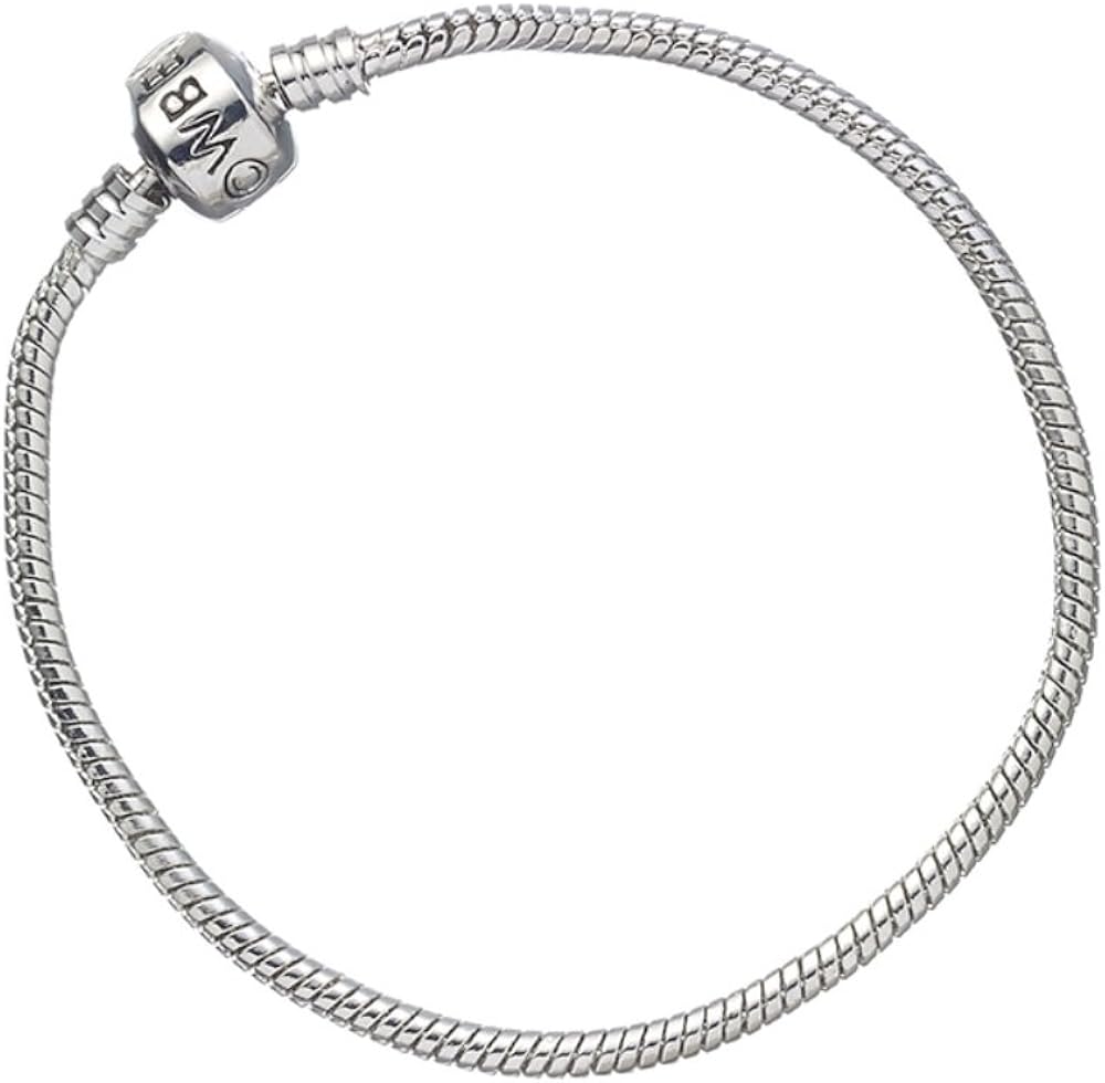 The Carat Shop XS- Child Size 17cm Official Harry Potter Jewellery Silver Charm Bracelet for Harry Potter Slider Charms