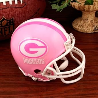 Amazon Com Riddell Nfl Green Bay Packers Helmet Replica Mini Speed Style Pink One Size Team Color Sports Fan Notepad Holders Clothing