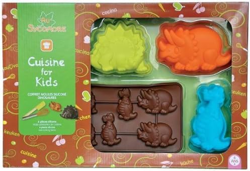Au-Sycomore - CC93403D - Jeu d'imitation - Coffret Moule Silicone - Dinosaure
