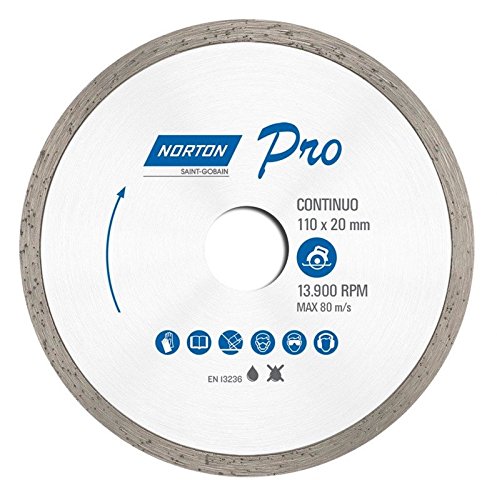 Disco Diamantado Norton Continuo Branco En