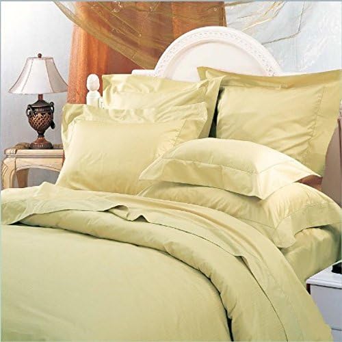 GoLinens Luxury 600 Thread Count WRINKLE FREE Premium Cotton Duvet Cover Set - [Duvet Cover Shams] - Plain/Solid Pattern - LILAC - Full/Queen
