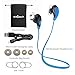 Simptech Wireless Headphones Bluetooth Earbuds - Sweatproof Sports In Ear Headset,Noise Cancelling With Microphone Maximum Comfort for iPhone 7 Samsung Galaxy S7(Blue)