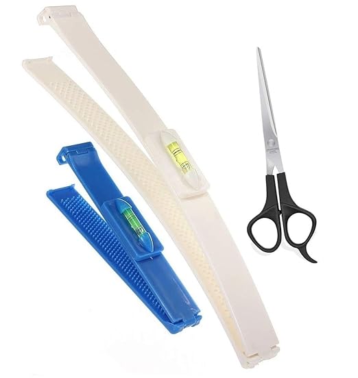 Tranquil Professional Hair Cutting Tool Kit Trim Layers Bangs Bobs DIY Home Hair Styling Clips Set with Salon Scissor (6.7 inch)
