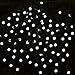 Binval Solar Globe String Lights for Outdoor,Patio,Lawn,Landscape,Garden,Home,Wedding,Holiday and Christmas Decorations[50LED-White]