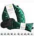 Happy Wraps Herbal Neck Wrap with Eye Pillow and Sleep Mask - Emerald