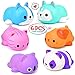 OCATO 6PCS Jumbo Squishies Slow Rising Squishies Kawaii Squishys Stress Relief Toys for Adults Boys Girls Animal Newest Cat Squishy Toys for Kids Party Favors Goodie Bag Fillers Classroom Prizes