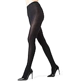 MeMoi Portland Side Cable Knit Cotton Tights for Women, Cozy and Warm Sweater Tights - Sizes Small to X-Large