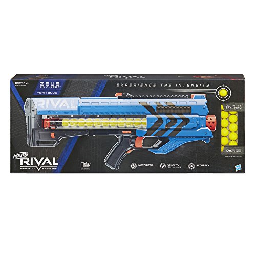 Nerf Rival Zeus MXV-1200 Blaster (Blue) in Kuwait Whizz Foam