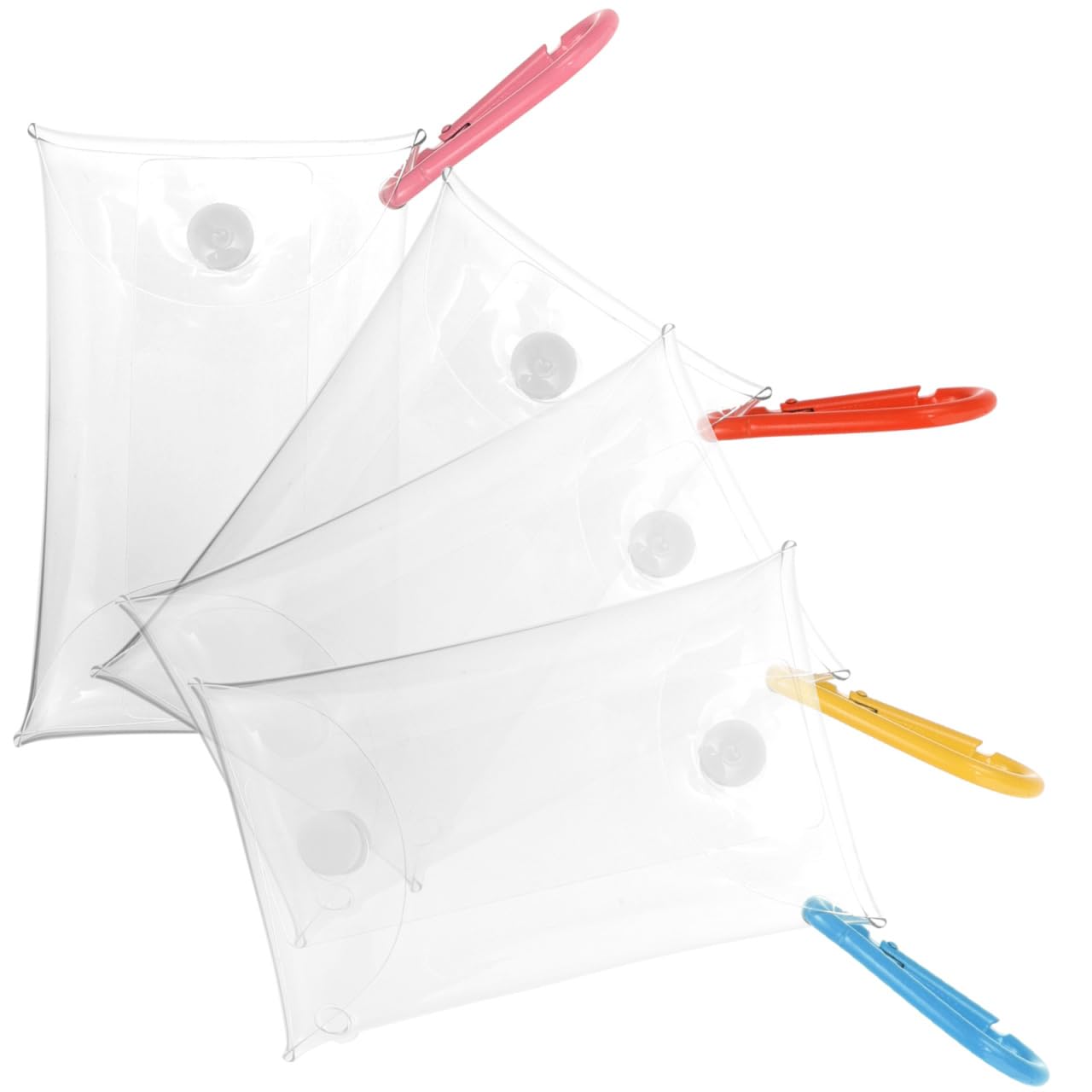 Photo 1 of ***MISSING PIECES**** Cartoon Doll Bag 4Pcs Set - Cute Pvc Coin Pouches for Women Transparent Mini Storage for Keys Lipstick and Accessories in Assorted Colors