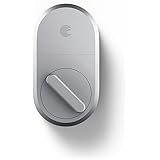August Smart Lock, 3rd Gen technology - Silver, Works with Alexa