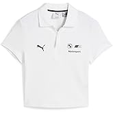PUMA Women's Standard BMW M Motorsport Classic Baby Polo, White SS25, Small