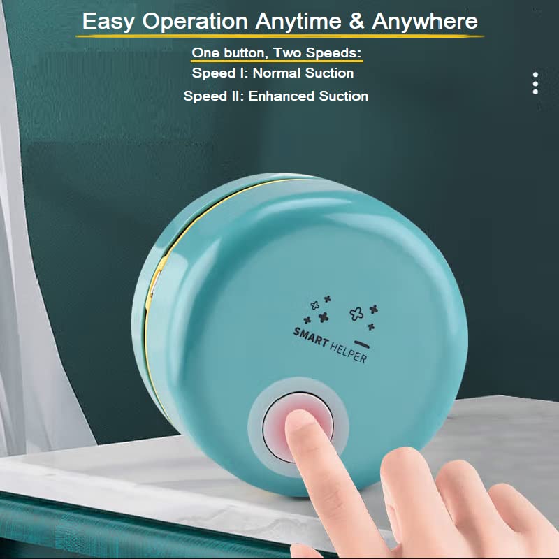 Desktop Vacuum Cleaner, Mini Tabletop Vacuum Cleaner Rechargeable Table dust Sweeper for Home, Car, School, Office, Cleaning Hairs, Crumbs, Ash, Dust. BOREAS