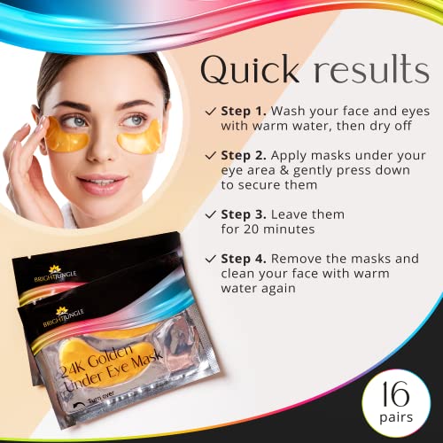 BrightJungle Under Eye Patches Under Eye Masks for Dark Circles and
