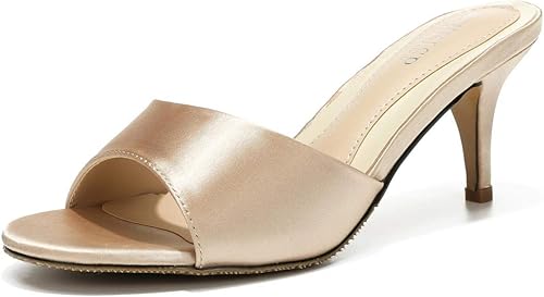 slip on heel sandals