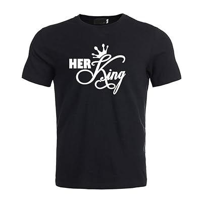 Queen Pair Magliette King E Queen Amazon Matching Couple T-Shirt