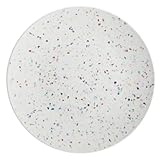 Zak! Designs Confetti Dinner Plates (Set of 6), Durable and BPA-free Melamine, 11