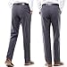 Men Casual Pants No Elasticity Straight No Iron Anti-Wrinkle Trousers