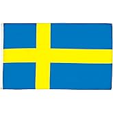 AZ FLAG - Sweden Flag - 2x3 Ft - 100D Polyester Swedish Banner with Two Metal Grommets - Fade Resistant - Vivid Colors - 2' x 3' Feet - 90x60 Cm