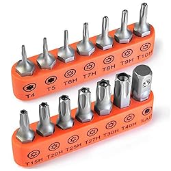 Torx Bit Set, TEKPREM 14-Piece Security Torx