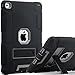 iPad Air 2 Case, BENTOBEN Protective Case for iPad Air 2 - Kickstand 3 in 1 [Soft&Hard] Hybrid Shockproof Heavy Duty Rugged Anti-Slip Scratch Resistant Case Cover, Black/Gray primary