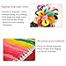 eGoodn Stamped Cross Stitch Kit with Printed Pattern Colorful Cartoon Giraffe 11ct Fabric 14.2 inches by 20.5 inches, Frameless Cross-Stitching Needlework