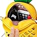 yuboo Women's Pineapple Purse, Summer Pineapple Bag Yellow Crossbody Shoulder Bag Novelty Purse for Hawaiian Tropical Accessories for Women