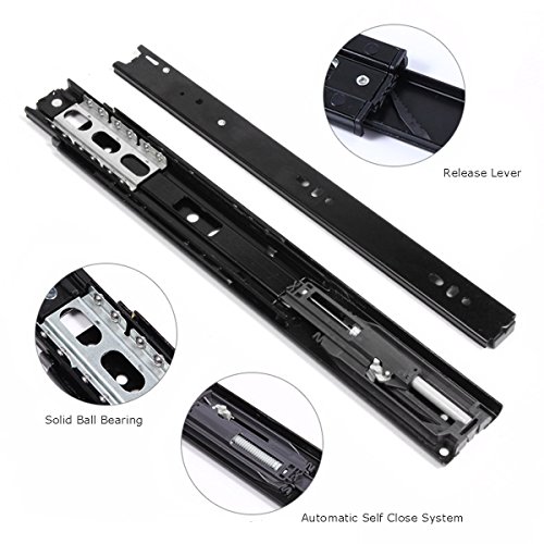 Hettich New Version Drawer Runner 450mm with Hydraulic Damping Self