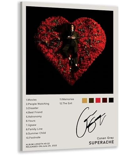 Amazon.com: RXlinquial Superache Albums Poster Conans% Posters