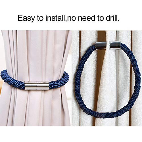 Coolnice 2 Pack Curtain Tiebacks Decorative Curtain Holdbacks