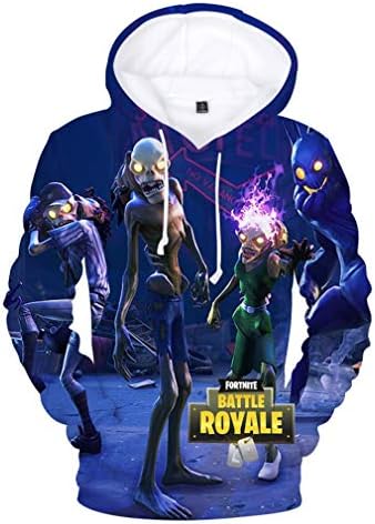 ENZOLA Kids FOЯNITE Hoodies, Battle Royale Kids Sweatshirts