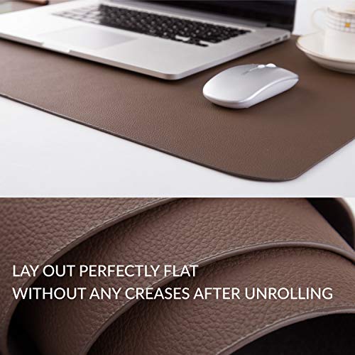 Bedsure Leather Desk Pad, Office Desk Mat Blotter on top of desks