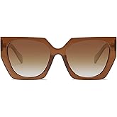 SOJOS Large Oversized Polarized Sunglasses for Women, Big Designer Womens Trendy Square Shades SJ2205
