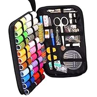 CABINA HOME 98pcs Sewing Kit, Portable DIY Sewing Tool for Traveler, Adults, Beginner, DIY Sewing Supplies Organizer with Thread Reel, Needles, Tape Measure, Carrying Case and Accessories