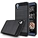 HTC Desire 626s Case, HTC Desire 626 Case,eTzone Premium Extra Slim Shockproof Case, Steel Hybrid Dual Layer [TPU + Soft Silicone] Protective Case Cover for HTC Desire 626 / 626s (626 Black)
