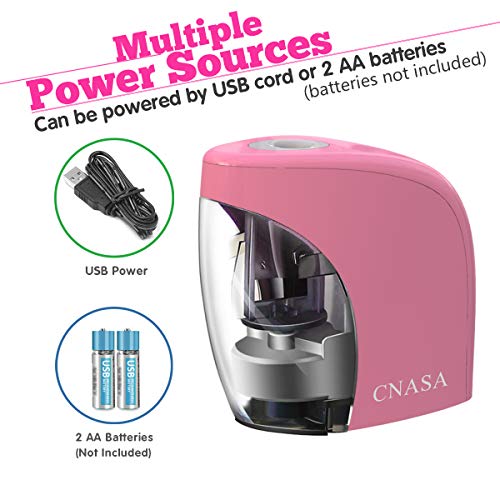 Pencil Sharpener, Electric Pencil Sharpener with Auto Safe Feature