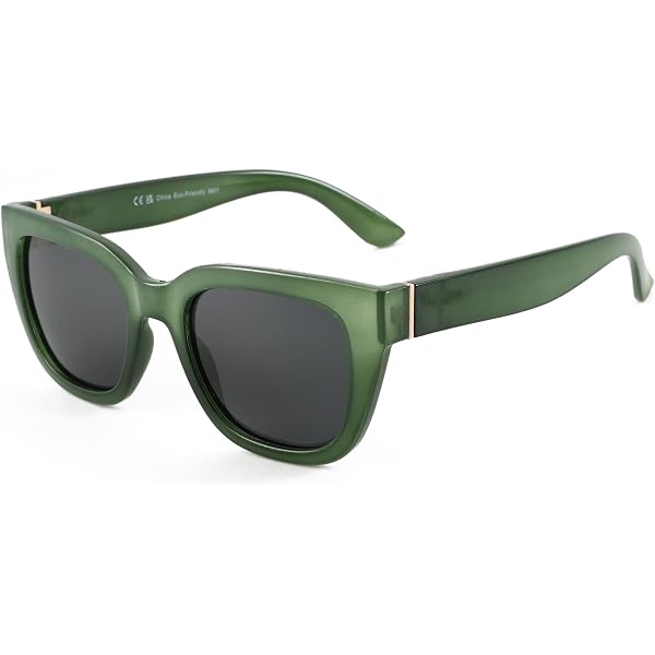 Amazon.com: VERA WANG Sunglasses SEROVA Green 53MM  display picture 2