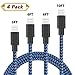 HokoAcc Lightning Cable iPhone Charger 4Pack 3FT 6FT 6FT 10FT Nylon Braided 8 Pin Lightning to USB Charger for iPhone X iPhone 8 8 Plus 7 7 Plus 6s 6s Plus 6 6 Plus iPad iPod Nano