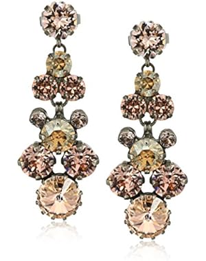 Satin Blush Well-Rounded Crystal Drop Earrings!