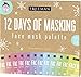 Freeman 12 Days of Masking Palette (12 Masks Variety Pack - Clay Mask, Peel-Off Mask, Gel Mask, Scrub)