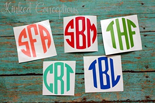 Monogram Decal, Circle
