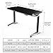 Kinsal Electric Height Adjustable Sit To Stand Gaming Desk Aluminium Alloy Computer Desk Table Standing Desk, Racing Table E-sports Durable Ergonomic Comfortable PC Desk (Sliver)