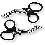 Madison Supply - Medical Scissors, EMT and Trauma Shears, Premium Quality 7.5" - Stainless Steel Blades 2-Pack