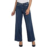 NYDJ Womens Teresa Wide Leg Jeans